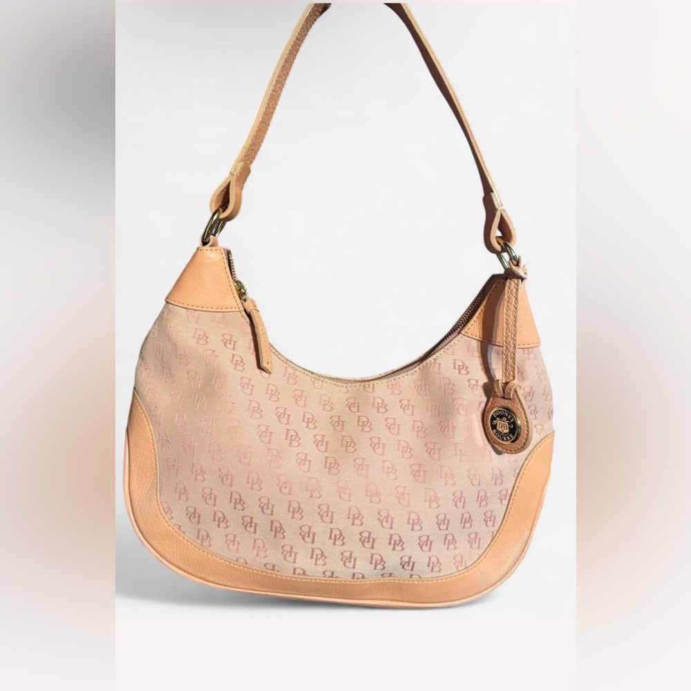 Y2K Dooney & Bourke Peach/Pink Hobo Bag